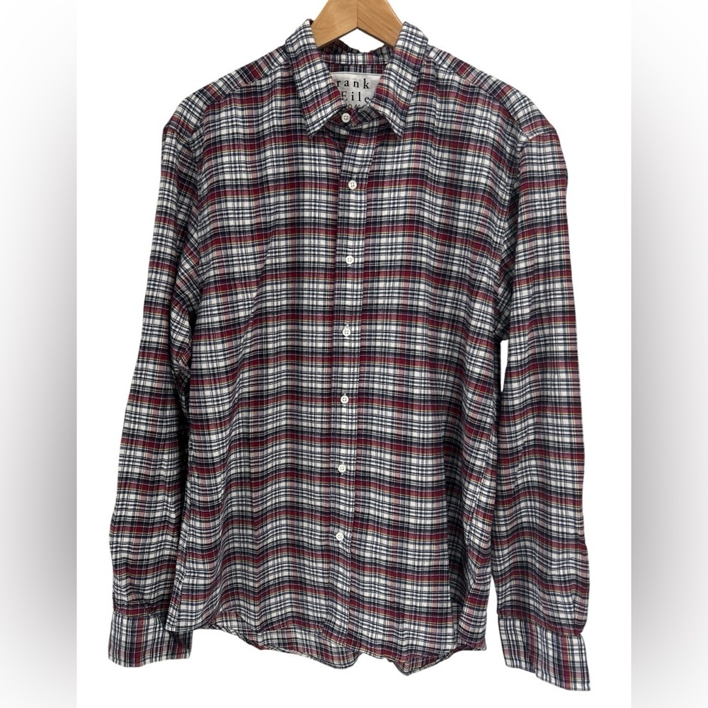 Frank & Eileen Finbar Cotton Plaid Button Down Long Sleeve Shirt - Medium